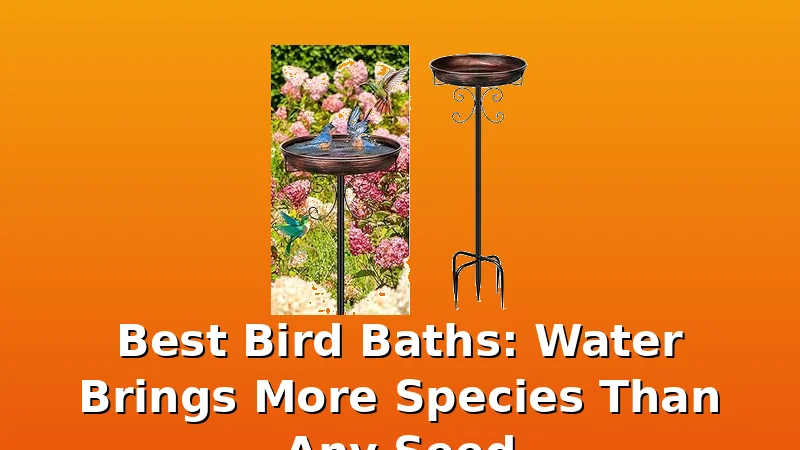 Best Bird Baths: Water Brings More Species Than Any Seed - FeederFen review with measurements and honest opinion