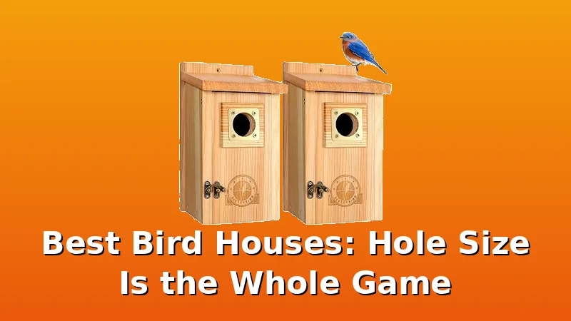 Best Bird Houses: Hole Size Is the Whole Game - FeederFen review with measurements and honest opinion