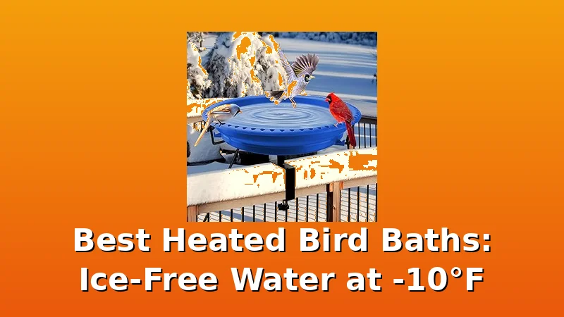 Best Heated Bird Baths: Ice-Free Water at -10°F - FeederFen review with measurements and honest opinion