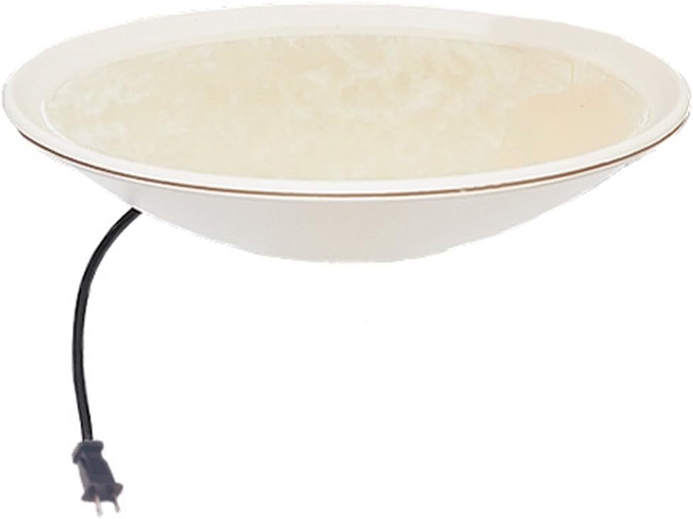 Allied Precision Industries API 600 20-Inch Diameter Heated Bird Bath Bowl (no stand), Light stone color
