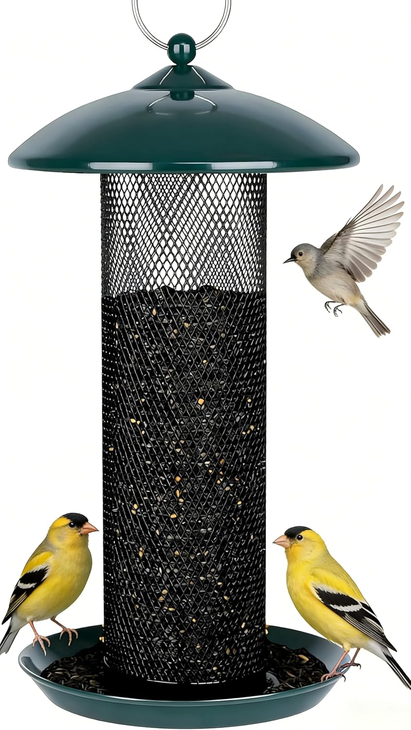 [Gtongoko Finch Feeders for Outside All Metal Mesh Tube Bird Feeder Gre (B0D8PKSL4V)](/dp/B0D8PKSL4V)