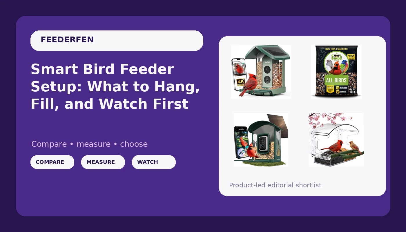 Smart Bird Feeder Setup: What to Hang, Fill, and Watch First